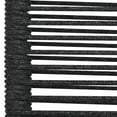 thumbnail image 4 of vidaXL Patio Dining Set Dining Table and Chairs Cotton Rope and Steel Black, 4 of 6
