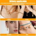 thumbnail image 5 of 100Pcs 18K Gold Plated Jump Ring 5.5mm Copper Open Jump Ring for Jewelry Making Necklace Bracelet and Earring Rings Connectors for Keychains and Charms, 5 of 7