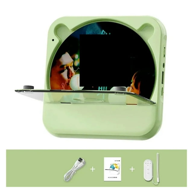 Lecteur CD KC-818 Baladeur avec Écran LCD Lecteur CD Portable BT5.1, Émetteur Bluetooth 5.0