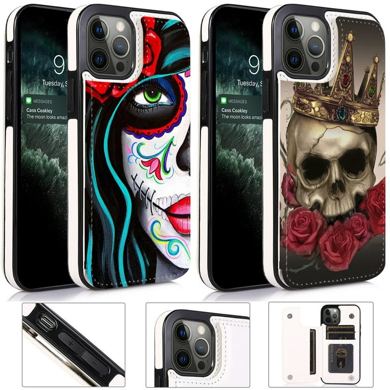 for Apple cell Phone plus Cover Case, fundas de iphone,Protective Shockproof Slim PU Leather Durable Folio Funny Protector for iphone 13 XR 7 XS X 11 PRO Max 12 6 8 5 - Walmart.com