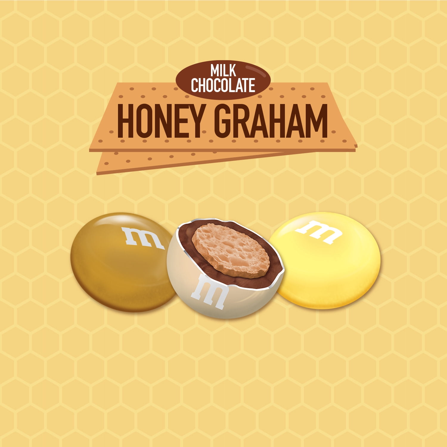 M&M's Milk Chocolate Honey Graham - 8 oz bag