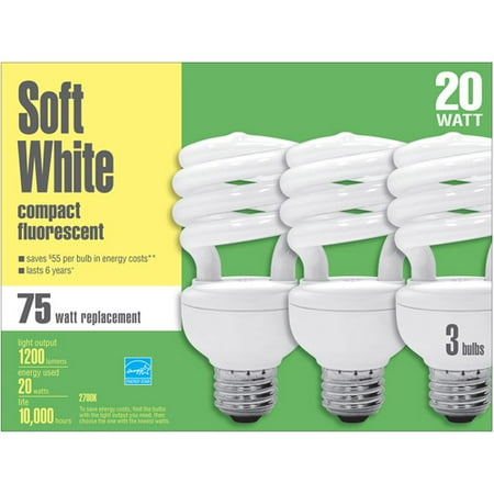 Basic CFL Spiral 20wt Case - 12 bulbs.
