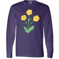 thumbnail image 3 of Inktastic Yellow Buttercup Flowers Long Sleeve T-Shirt, 3 of 5