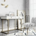 thumbnail image 1 of CosmoLiving by Cosmopolitan Camila Bureau d'écriture Blanc, 1 of 8