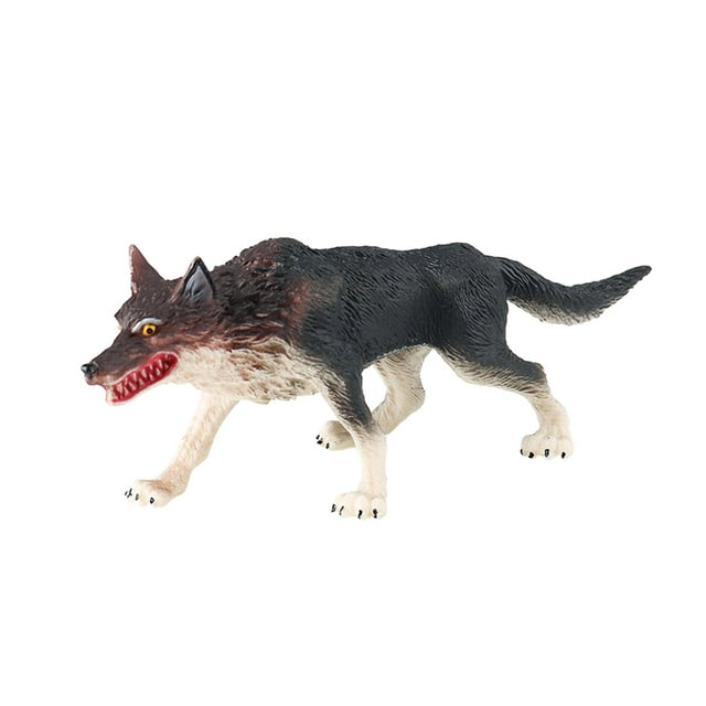 Estatuilla de , modelo de Animal de simulación, colección de manualidades, recuerdo de fiesta, juguete educativo, figura de Animal realista para negro