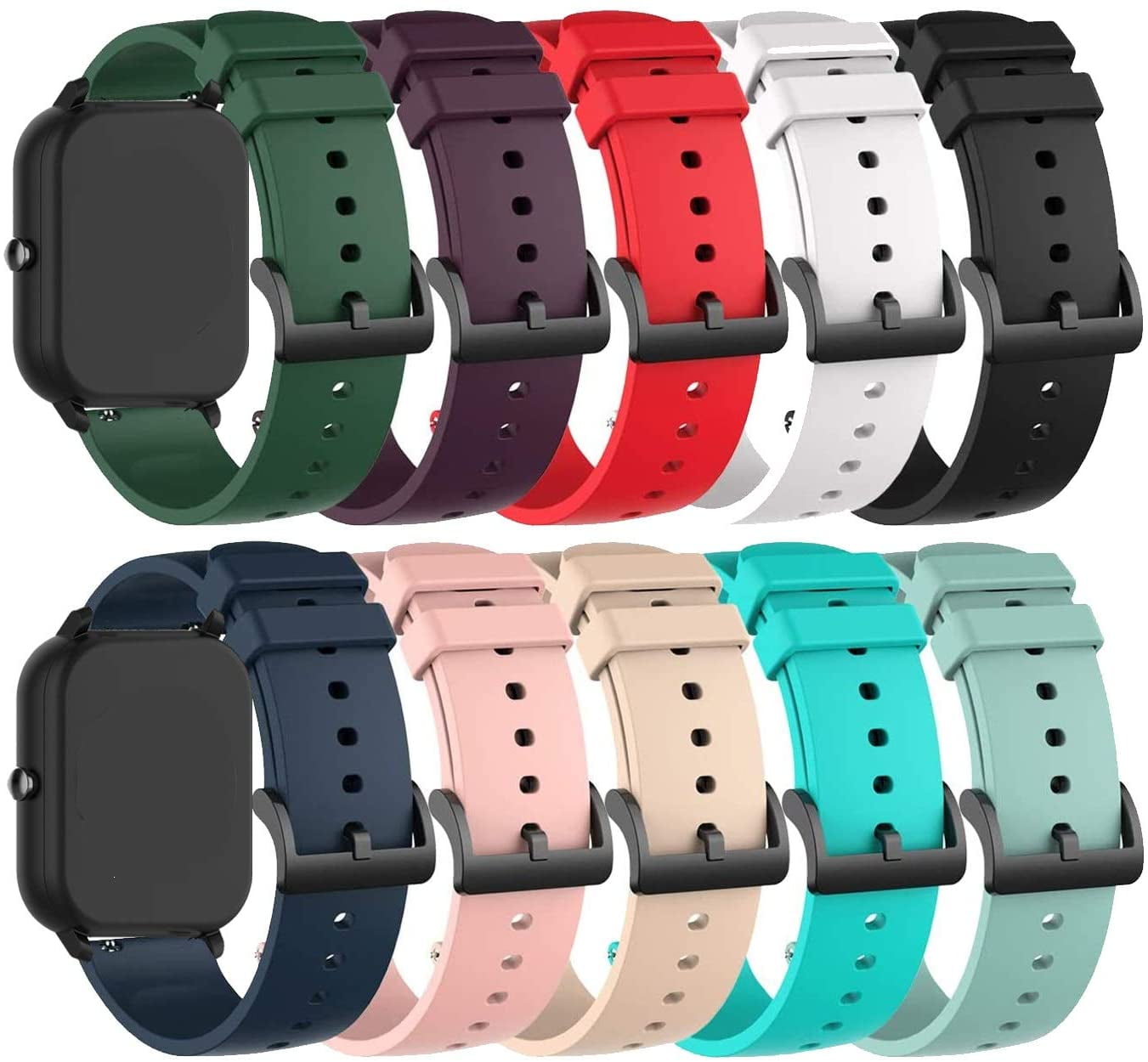 Bands Compatible with Rinsmola Replacement Wristbands Accessory Colourful  Silicone Bracelet Quick Release Strap Arm Bands for Rinsmola Smartwatch,  Soft and Durable - Walmart.com