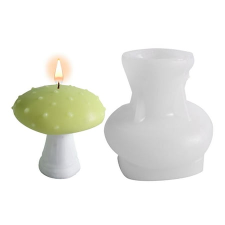 

IMSHIE 3D Mushroom Silicone Mold Mushroom Fondant Mould DIY Crafts Ornaments Casting Animals Mould for Pendants Cake Decorating Home Decor delightful