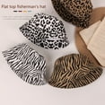 thumbnail image 4 of Kmbangi Toddler Summer Bucket Hat Animal Pattern Short Brim Fisherman Hat, 4 of 9