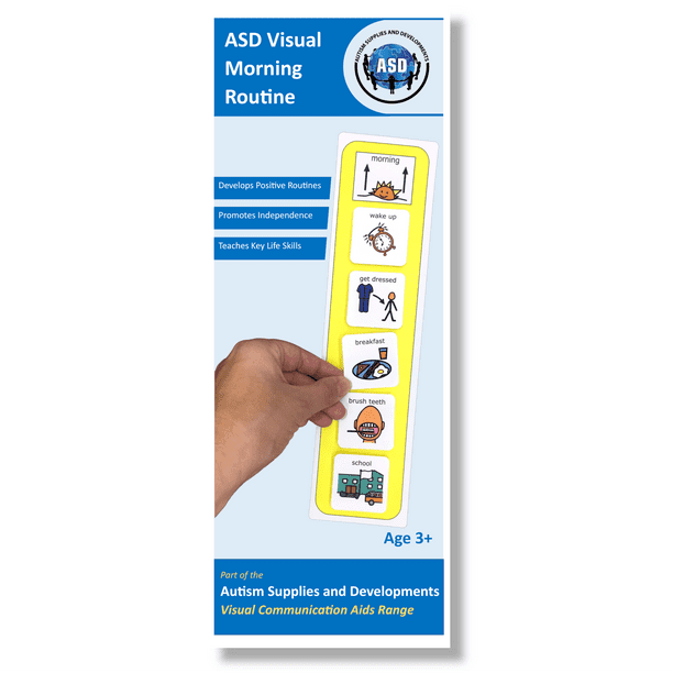 Morning Routine Chart Visual Cards Morning Timetable Checklist Board