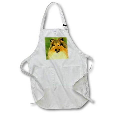 

Shetland Sheepdog Full Length Apron with Pockets 22w x 30l apr-666-1