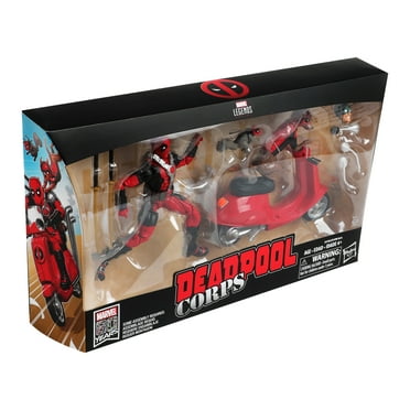 Marvel Legends Series Deadpool Corps Comics Collectible 6 Inch Action Figure & Vehicle, Includes Dogpool & Squirrelpool