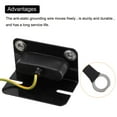 thumbnail image 4 of Unique Bargains ESD Grounding Socket L Shape ESD Cable Ground Socket for Wrist Strap Grounding, 4 of 5