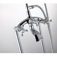 thumbnail image 3 of FixtureDisplays® Floor Mount Free-standing Bathtub Shower System Bathroom Shower Faucet Set  15665, 3 of 5