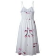 thumbnail image 3 of Boho Sundress For Women Casual Summer Dress Round Neck Sleeveless Tank Dress Beach Dress Swing Dress Fashion Slim Midi Dress, 3 of 3