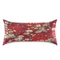 thumbnail image 2 of Satin Pillowcase Home Luxury Envelope Pillowcases Soft And Smooth Cherry Blossoms, 2 of 6