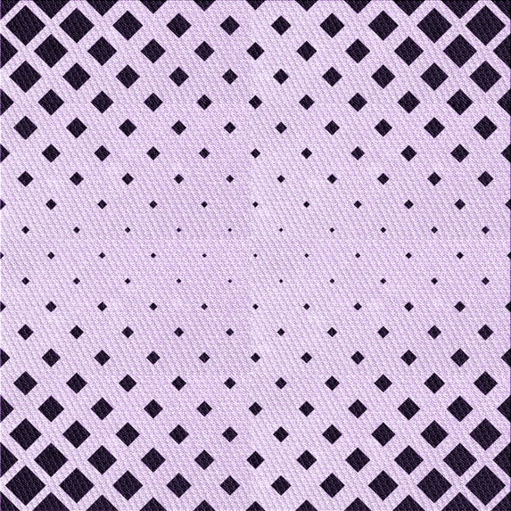 Ahgly Company Machine Washable Indoor Square Transitional Rich Lilac Purple Area Rugs, 8' Square
