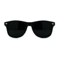 thumbnail image 2 of Classic Iconic Hipster Horn Rim Sunglasses Matte Black Shiny Arm, 2 of 4