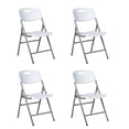 thumbnail image 1 of Pack 4 Sillas de Comedor Color Blanco Plegable, 1 of 7