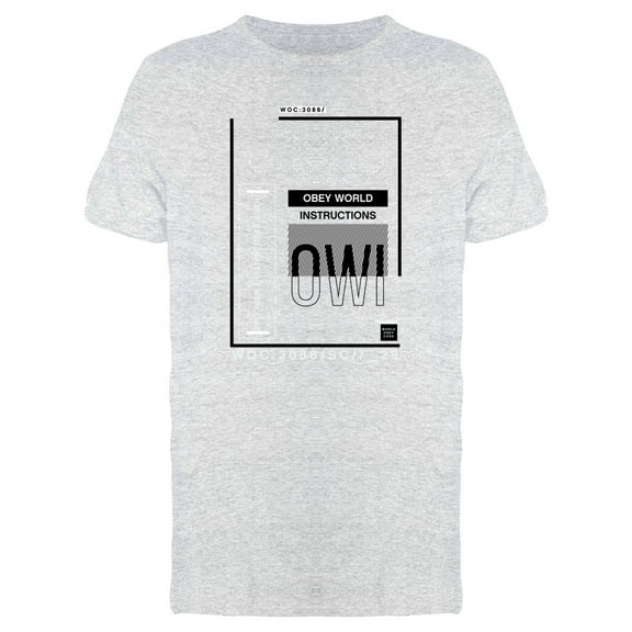 Obey World Instructions Graphic Tee Men's -Image by Shutterstock
