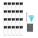 thumbnail image 3 of Juego de salero y pimentero, botellas de condimentos, dispensador hermético de tarros de especias de 3,5 para almacenar especias, condimentos, bols 20 piezas, 3 of 8