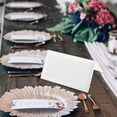 thumbnail image 2 of unbranded  100 Pcs Silver Hot Table Card Greeting Wedding Decorations Tag Banquet, 2 of 8