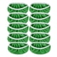 thumbnail image 1 of Paquete de 10 almohadillas reutilizables para escobas, de microfibra, para limpieza en seco y lavables, para fregar en húmedo., 1 of 5