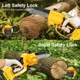 thumbnail image 5 of Mini Chainsaw Cordless with Oiler, Handheld Mini Chain Saw Cordless Mini Hand Held Chain Saw Electric, Mini Electric Chainsaws for Garden Yard Tree Trimming with 2Pcs Chains, 5 of 7