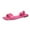 Hot Pink, variant on JeashCHAT Women's Flat Strappy Lace-Up Sandal Open Toe Square Toe Gladiator Sandals Fashion Tie Up Flats Beach Sandals Casual Summer Sandals