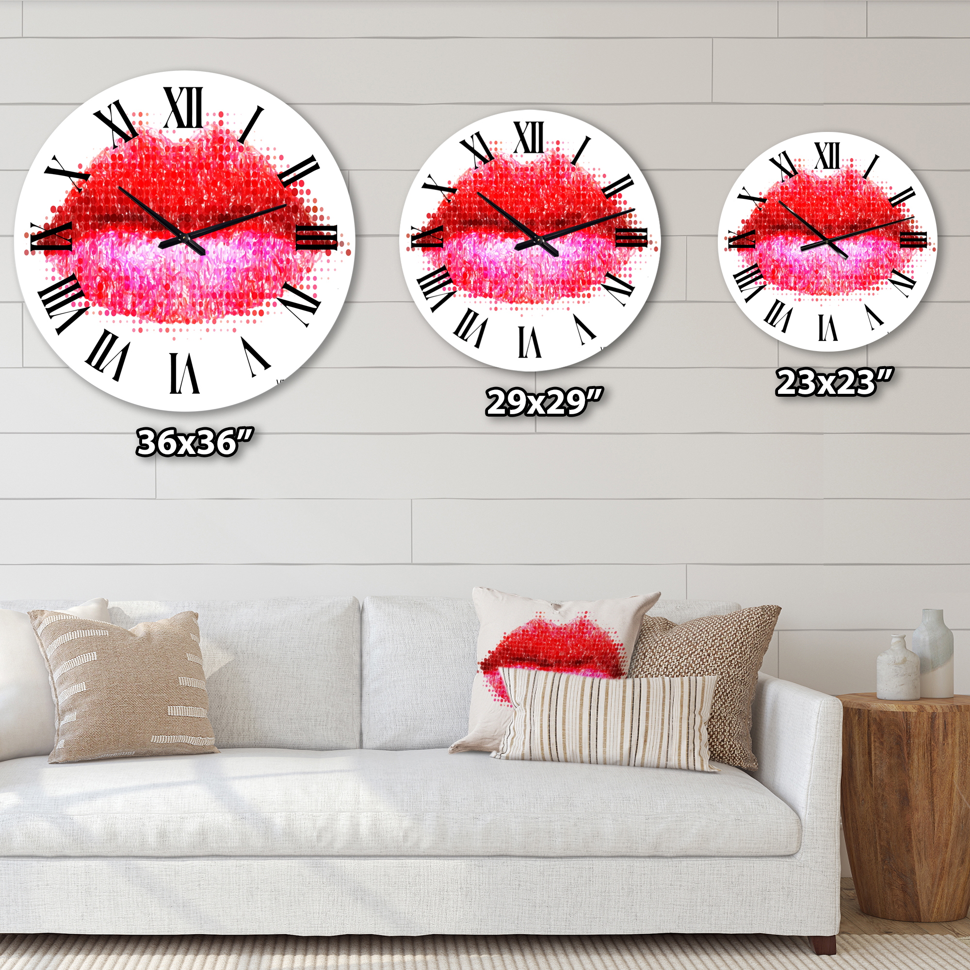 Designart 1 in Quartz Modern/Contemporary Wall Clock