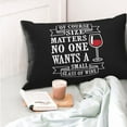 thumbnail image 6 of Kll Wine Funny Pillow Covers Envelope Closure,Super Soft And Cozy Fuzzy Fleece Pillow Case Cover 14"X20", 6 of 9