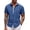 A - Plaid Collar- Blue, variant on COOFANDY Men's Business Casual Button Down Short Sleeve Shirt Fitted Untucked Dress Shirt