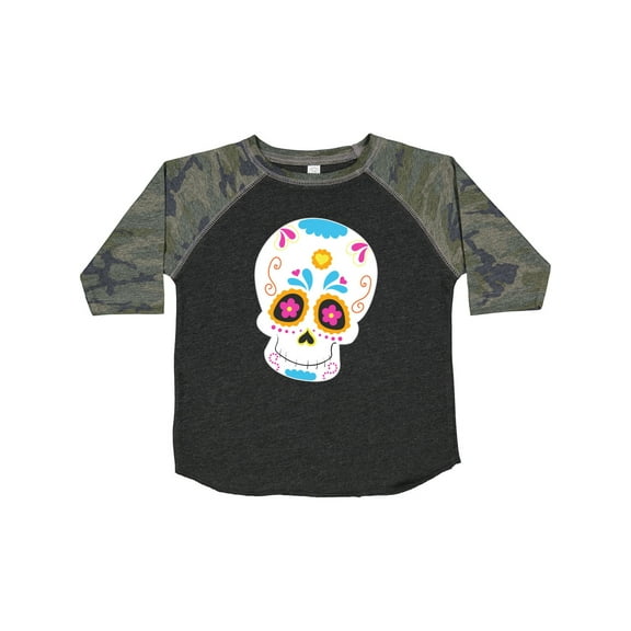 Inktastic Sugar Skull Blue Boys or Girls Toddler T-Shirt