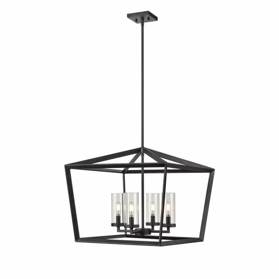 Innovations Lighting  Colchester - 4 Light 22" Stem Hung Pendant Weathered Zinc