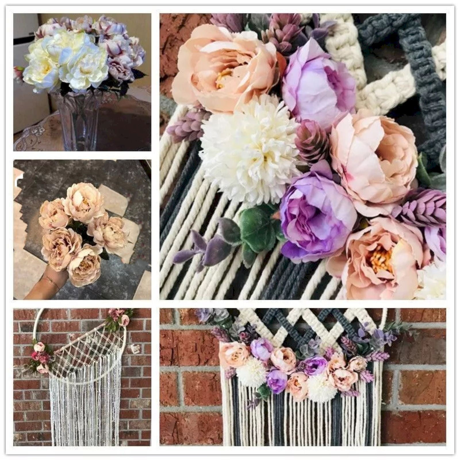 Clearance! Artificial Peony Flowers Peony Flowers Faux Peonies with Hydrangea Flower Bouquets for Wedding Home Decor Floral Arrangements Table Centerpieces