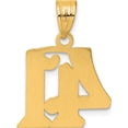 thumbnail image 3 of 14K Yellow Gold Polished Etched Number 41 Pendant - Jbsp, 3 of 5
