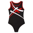 thumbnail image 3 of Sxiwei Kids Boys Girls Gymnastics Leotard Sleeveless Bodysuits Biketards Running Cycling Sportswear Red 16, 3 of 5