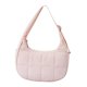 thumbnail image 3 of Bolso tipo hobo con cierre de cremallera debajo del brazo para fiestas, trabajo, compras, viajes festivos Rosa, 3 of 9