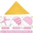 thumbnail image 3 of Pañuelo de algodón lavable para perro, bufanda triangular para perro, bufanda de algodón de doble cara para mascotas pequeñas, medianas y grandes MFZFUKR CPB-DE-LYY1887-2, 3 of 5