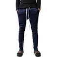 thumbnail image 2 of Ma Croix Mens Stripe Track Pants Skinny Fit Elastic Athletic Training Joggers, 2 of 6