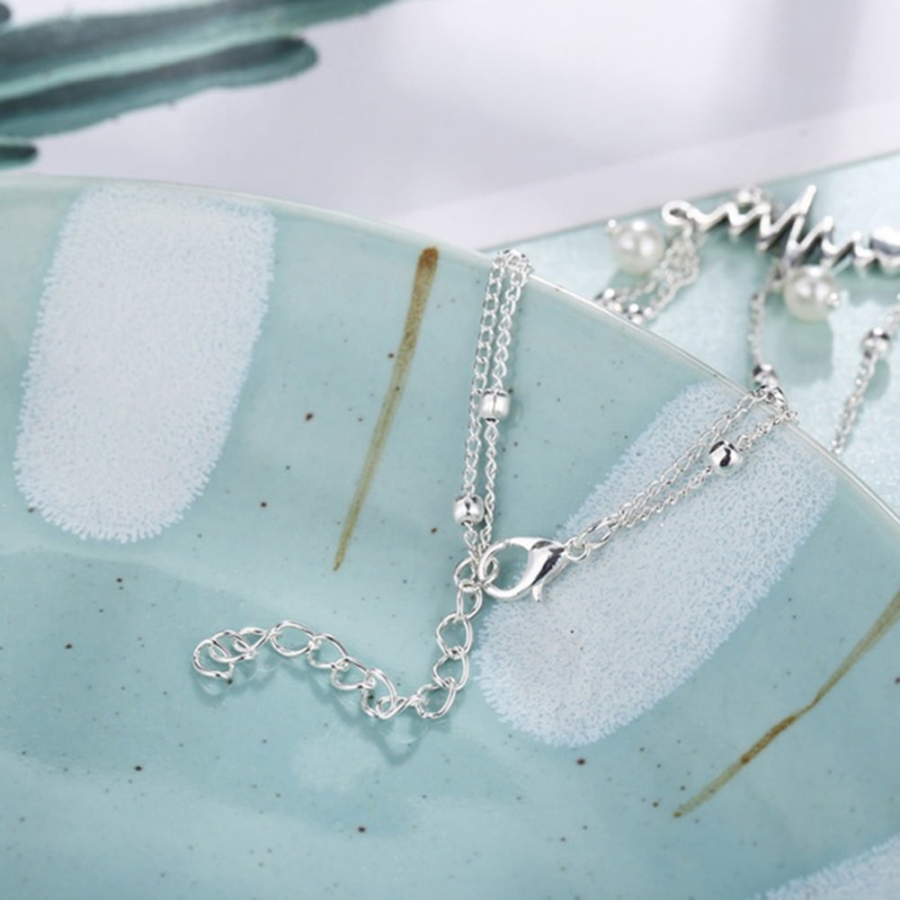 heartbeat ankle bracelet