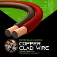 thumbnail image 5 of GEARit Pro Series 14 Gauge Wire, Copper Clad Aluminum Home Theater and Car Speaker Cable, Black/Red, 100 ft, 5 of 7