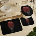 thumbnail image 6 of Death Note Ryuk 4PCS Bathroom Sets Shower Curtain Sets with Toilet Lid Cover, U-Shaped Mat And Bath Mat, 6 of 8