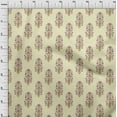 thumbnail image 3 of oneOone Polyester Lycra Fabric Leaves & Floral Block Decor Fabric Printed BTY 56 Inch Wide, 3 of 4