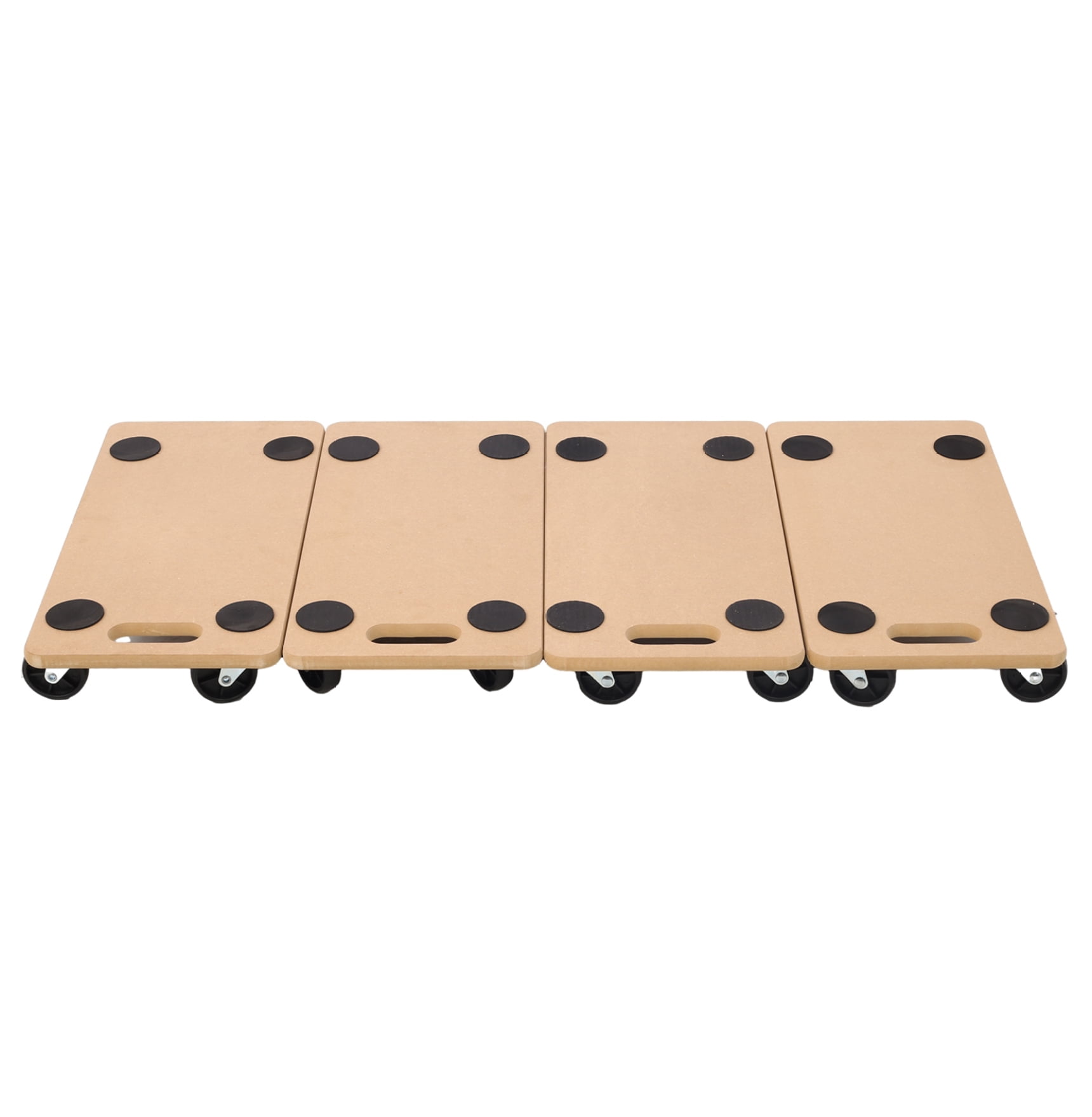 Furniture Dolly 4 Pack - Heavy Duty Wood Mover with Wheels 500lbs Capacity