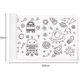 thumbnail image 4 of Rollo de dibujo para niños, rollo de papel para colorear para niños, pegatinas para colorear de pared de rollo de papel de relleno de Color pegajoso, 4 of 4