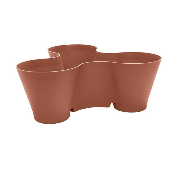 Misco Home Garden Stackable Vertical Planter, Vertical Plntr CLAY