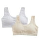 thumbnail image 1 of Odeerbi 2 Pack Niñas Bras de Entrenamiento 10-16 Años, Bras Deportivos Sin Alambre de Algodón Con Almohadillas Ropa Interior de Desarrollo de La Pubertad Respirable, 1 of 6