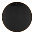 thumbnail image 4 of Kate and Laurel McLean Modern Farmhouse Wood Framed Round Wall Mirror, 34 Inch Diameter, Rustic Brown, Decorative Circle Wooden Mirror with Slim Frame and Modern Shape, 4 of 8