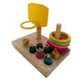 thumbnail image 1 of lionlar Tabletop Parrot Intelligence Toy Birds Chewing Toys for Small Medium Large Birds, 1 of 7