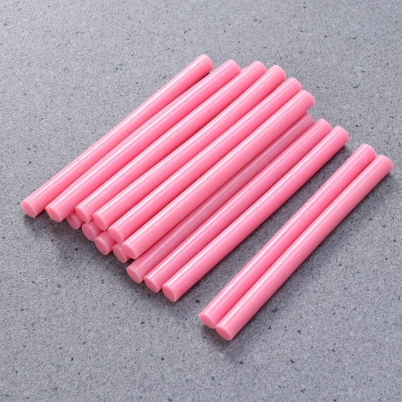 Topbathy 20pcs Hot Melt Glue Sticks Pink for Crafting Hot Glue Sticks at Home